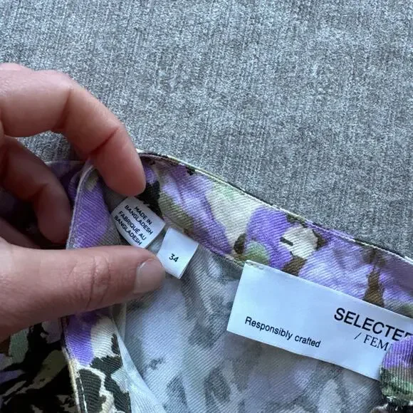 Floral Maxi Dress Cinch Waist - Picture 4 of 5